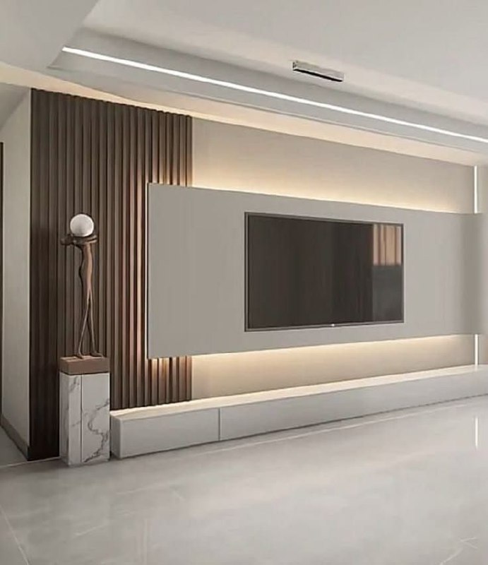 جدار تلفزيون عصري – معلم ديكورات 0506645135
